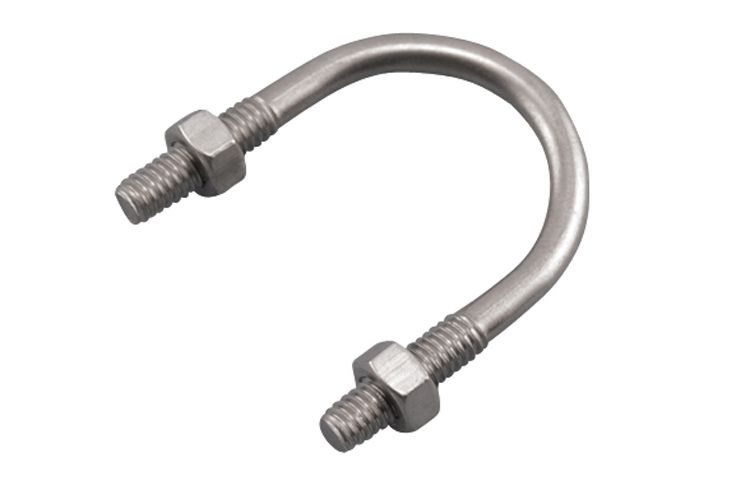 Stainless ferro U-Bolt MMMDLXX GB MMCCCXXIX Asme b 18.31.5 Auto partes, fons hex in