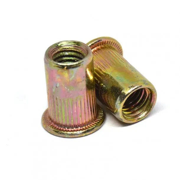 Galvanized Zinc Plated Din7340 Knotled caecus Rivet Rivet Nucis Custom Fastener